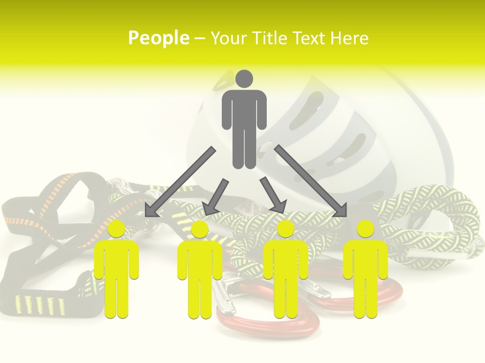 Kletterpark Haken Alpen PowerPoint Template