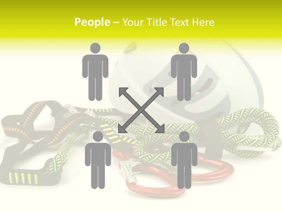 Kletterpark Haken Alpen PowerPoint Template