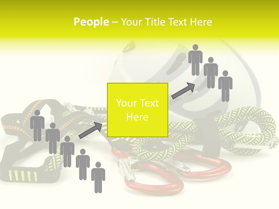 Kletterpark Haken Alpen PowerPoint Template