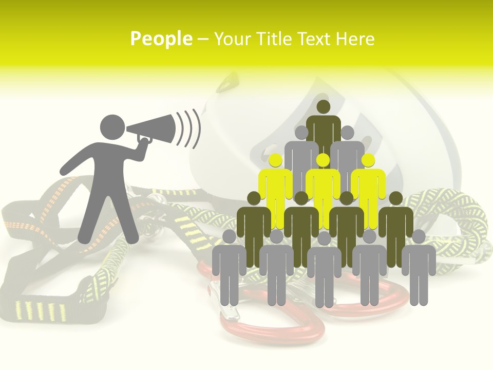 Kletterpark Haken Alpen PowerPoint Template