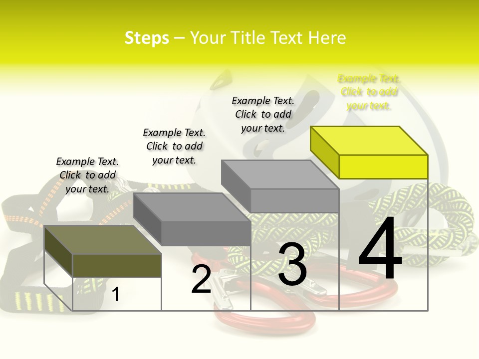 Kletterpark Haken Alpen PowerPoint Template