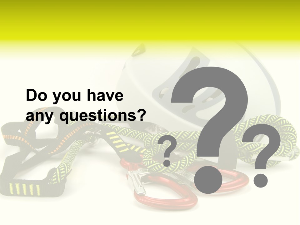 Kletterpark Haken Alpen PowerPoint Template