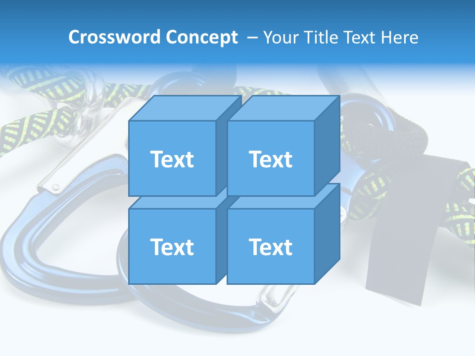 Felsen Sichern Freizeit PowerPoint Template