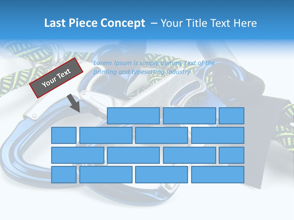 Felsen Sichern Freizeit PowerPoint Template