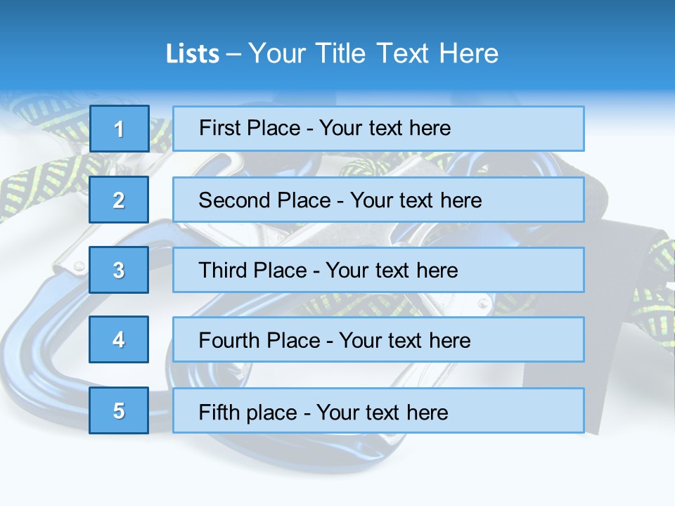 Felsen Sichern Freizeit PowerPoint Template