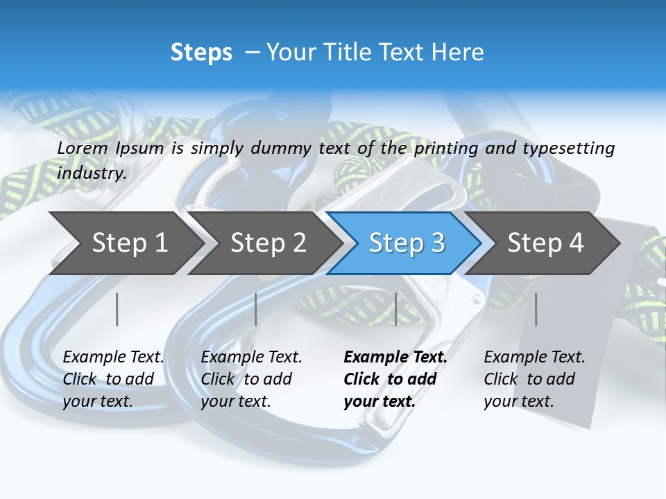 Felsen Sichern Freizeit PowerPoint Template