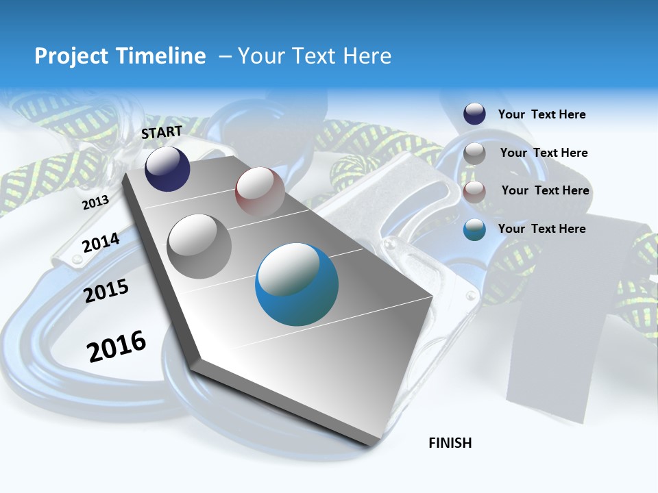 Felsen Sichern Freizeit PowerPoint Template