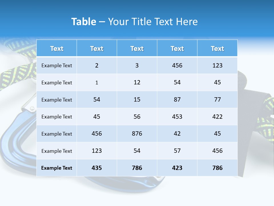 Felsen Sichern Freizeit PowerPoint Template