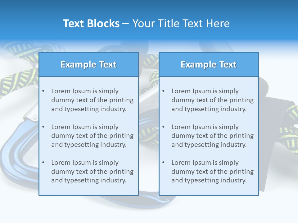 Felsen Sichern Freizeit PowerPoint Template