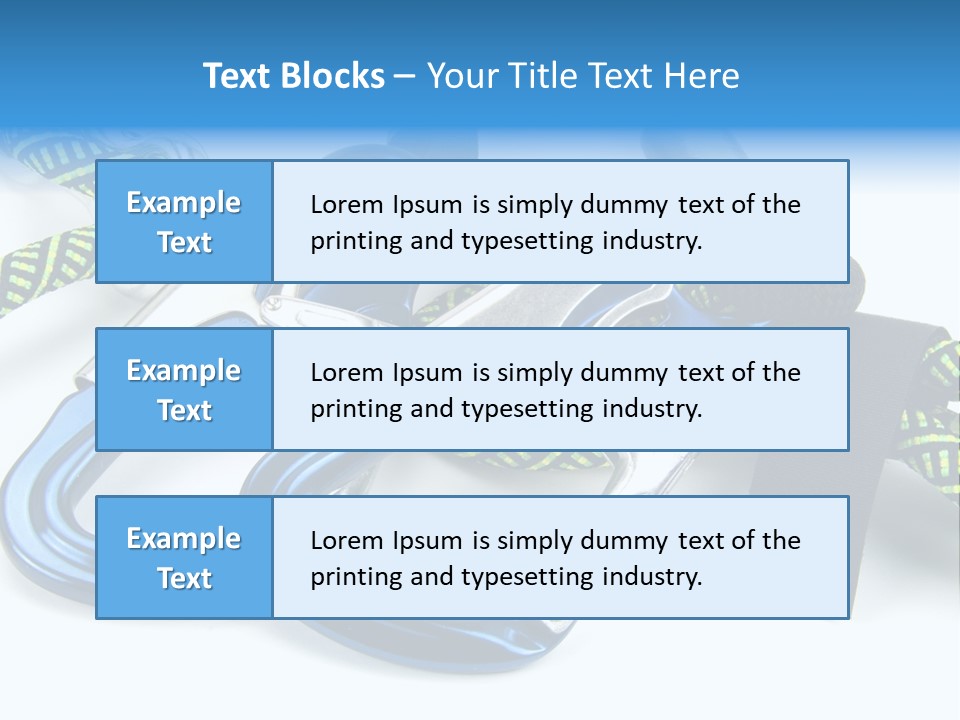 Felsen Sichern Freizeit PowerPoint Template