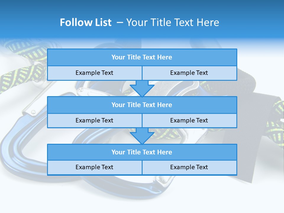 Felsen Sichern Freizeit PowerPoint Template