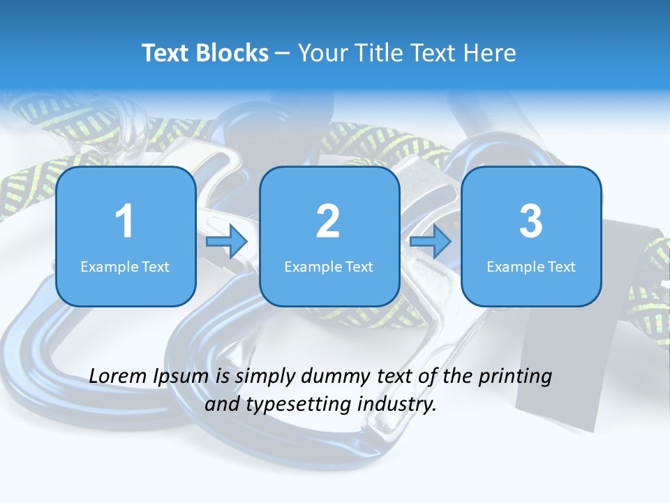 Felsen Sichern Freizeit PowerPoint Template