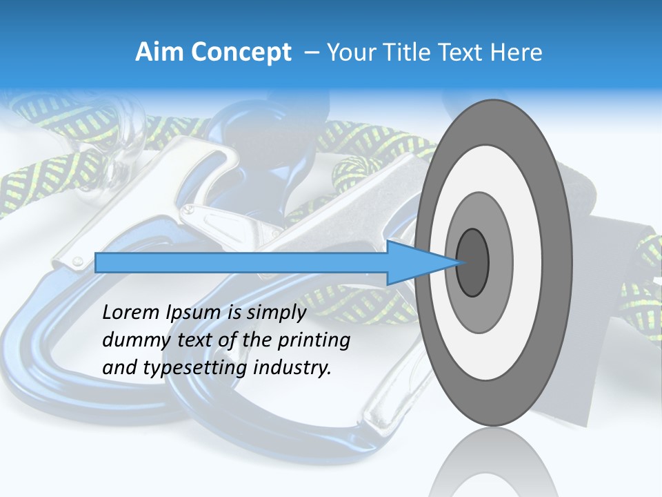 Felsen Sichern Freizeit PowerPoint Template