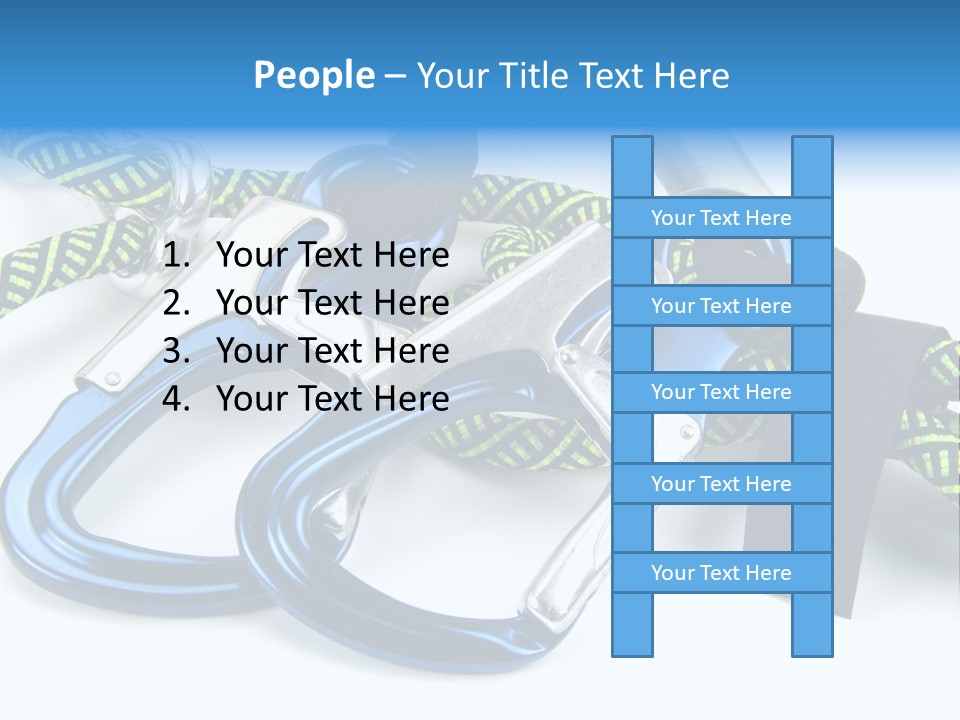 Felsen Sichern Freizeit PowerPoint Template