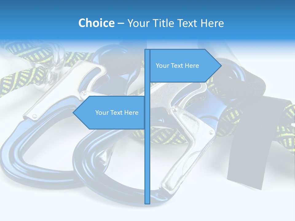 Felsen Sichern Freizeit PowerPoint Template