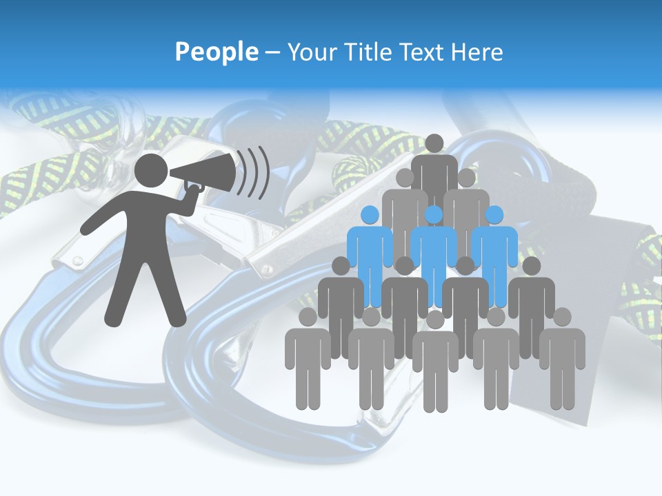 Felsen Sichern Freizeit PowerPoint Template