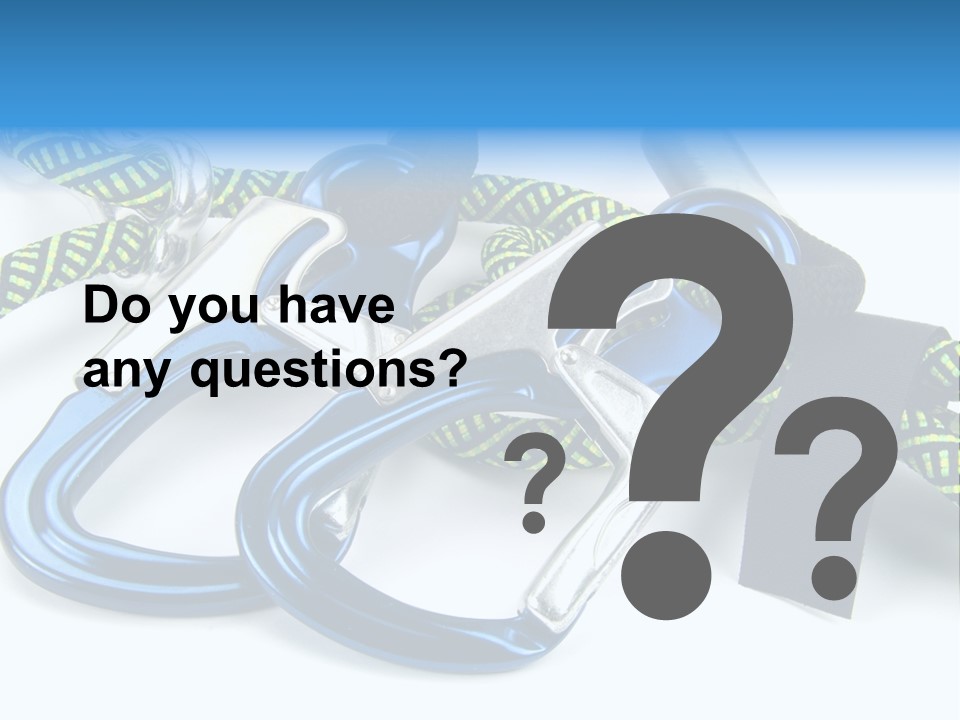 Felsen Sichern Freizeit PowerPoint Template