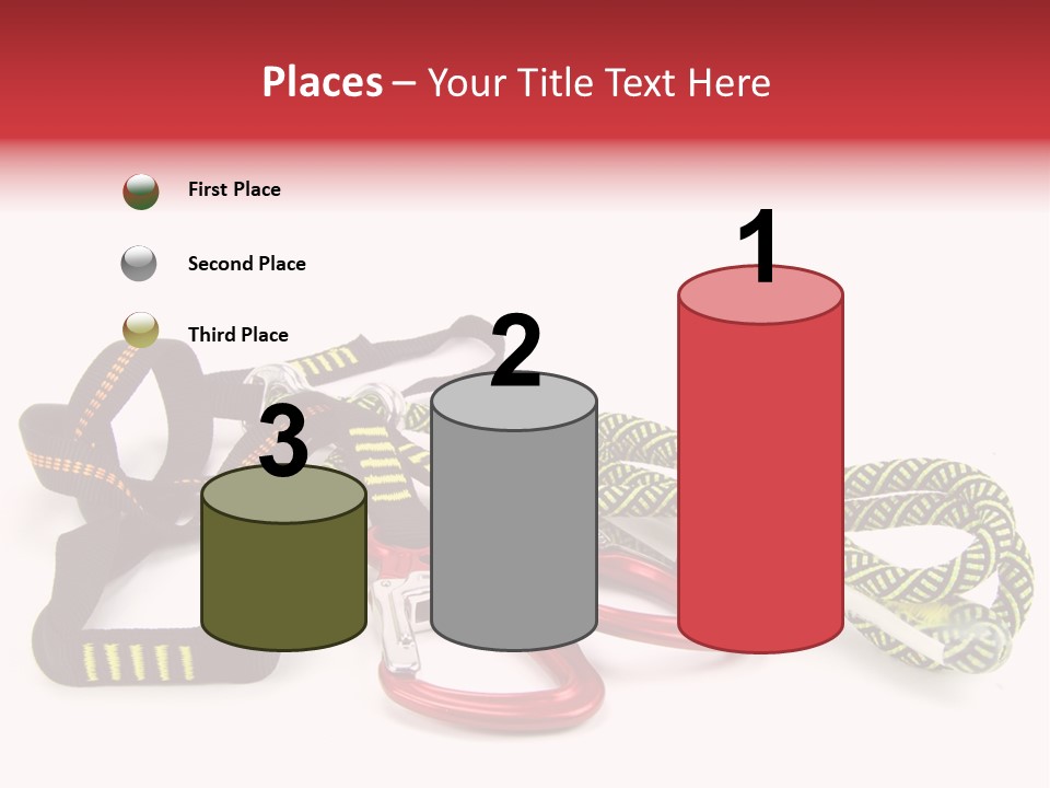 Felsen Absichern Via Ferrata PowerPoint Template