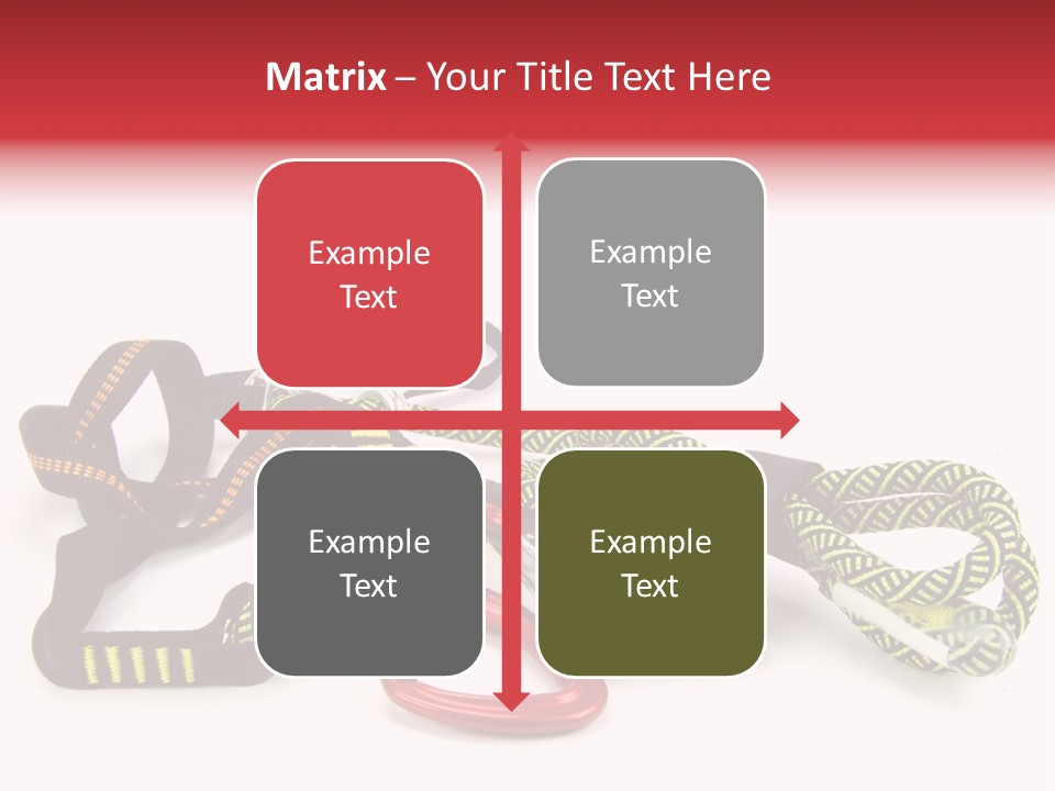 Felsen Absichern Via Ferrata PowerPoint Template