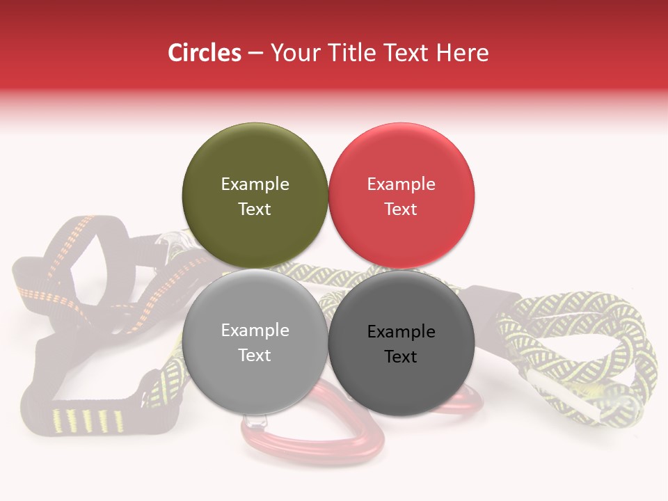 Felsen Absichern Via Ferrata PowerPoint Template