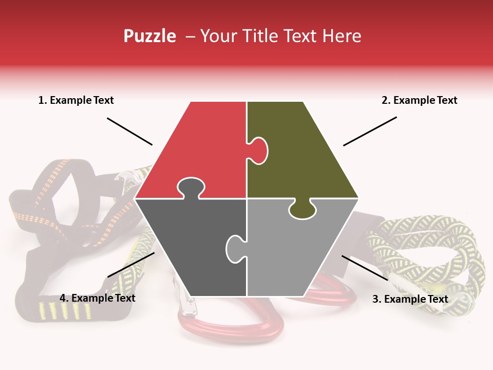 Felsen Absichern Via Ferrata PowerPoint Template