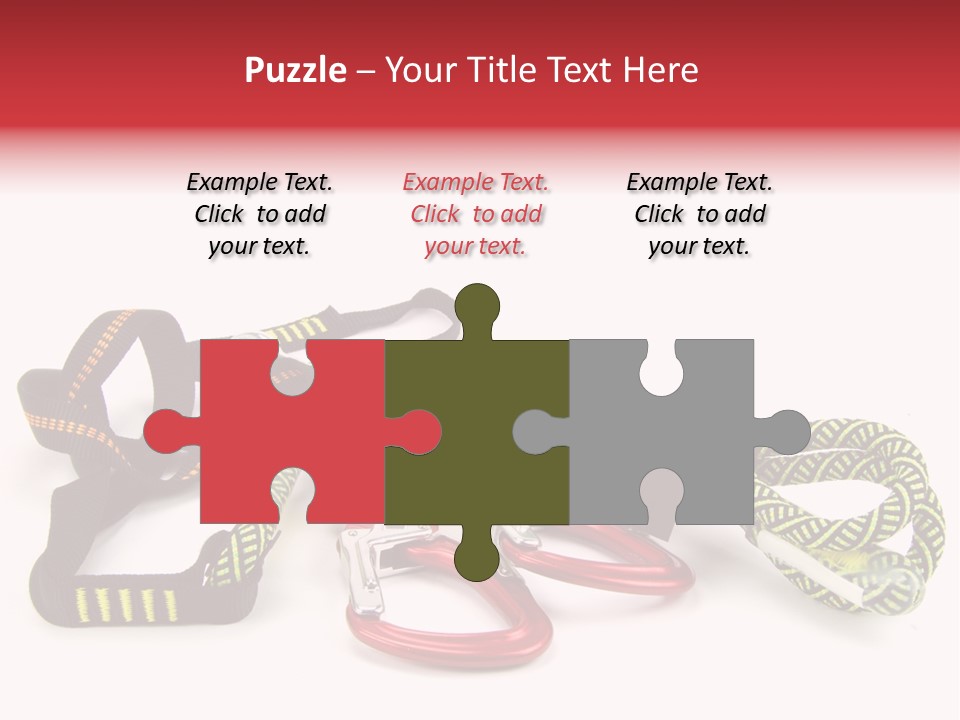 Felsen Absichern Via Ferrata PowerPoint Template