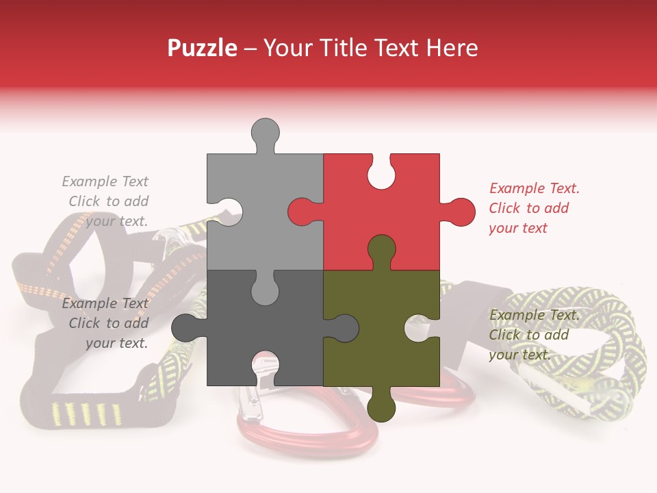 Felsen Absichern Via Ferrata PowerPoint Template