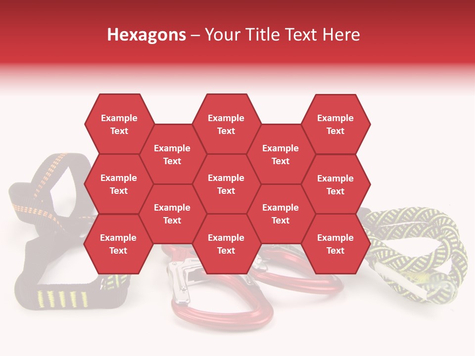 Felsen Absichern Via Ferrata PowerPoint Template