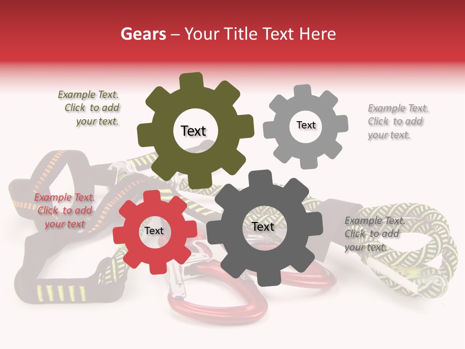 Felsen Absichern Via Ferrata PowerPoint Template