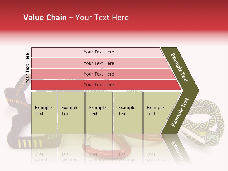 Felsen Absichern Via Ferrata PowerPoint Template