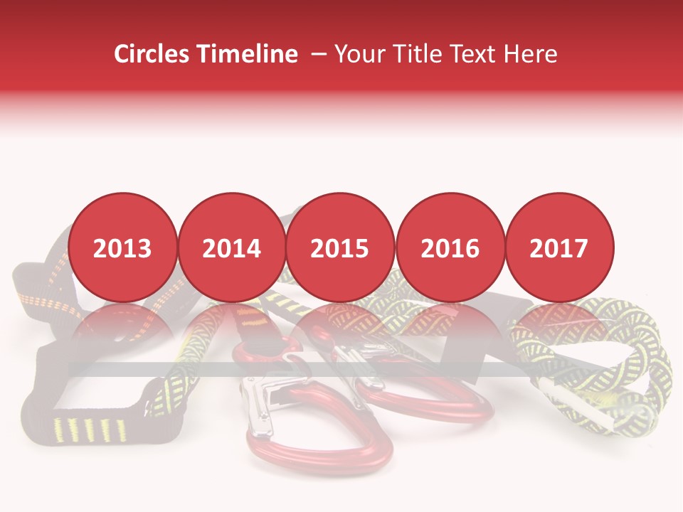 Felsen Absichern Via Ferrata PowerPoint Template