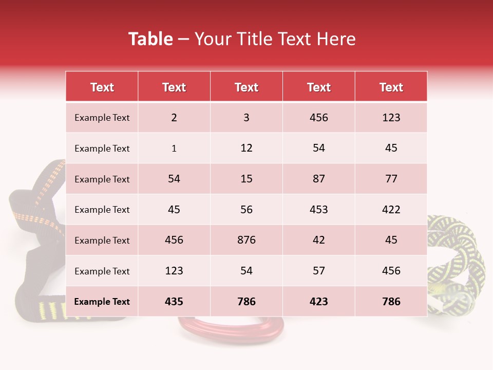 Felsen Absichern Via Ferrata PowerPoint Template