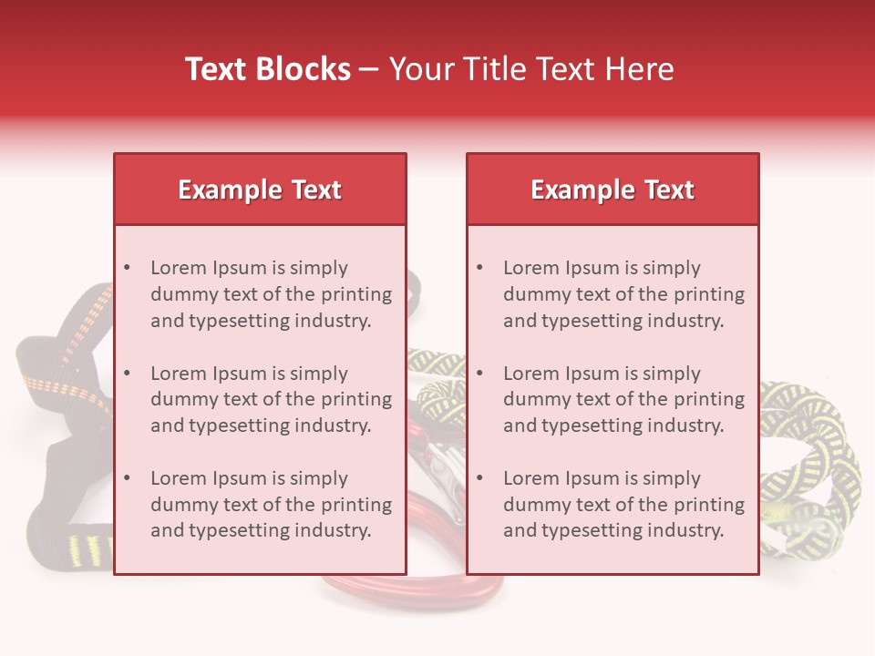 Felsen Absichern Via Ferrata PowerPoint Template