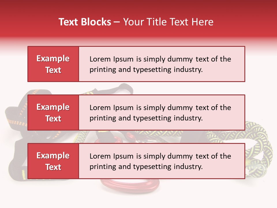 Felsen Absichern Via Ferrata PowerPoint Template