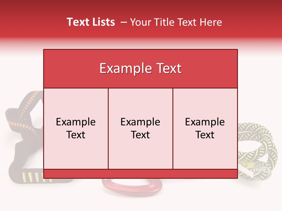 Felsen Absichern Via Ferrata PowerPoint Template