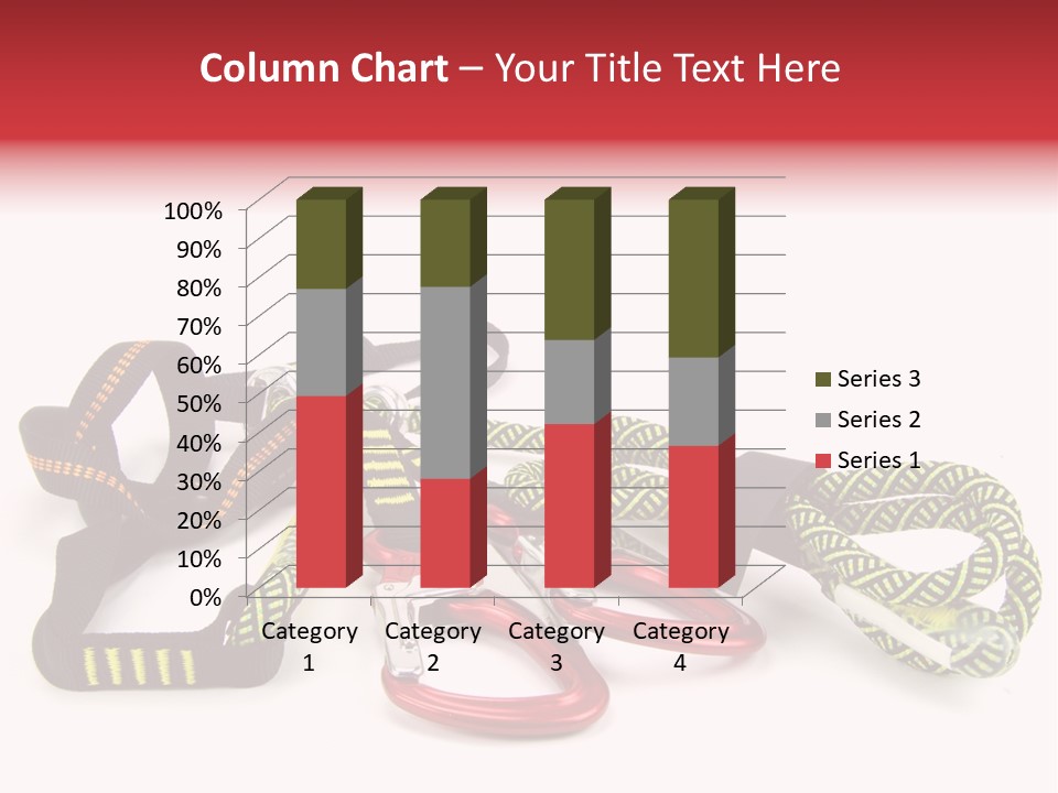 Felsen Absichern Via Ferrata PowerPoint Template