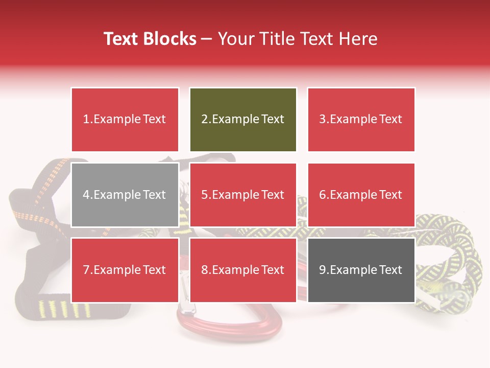 Felsen Absichern Via Ferrata PowerPoint Template