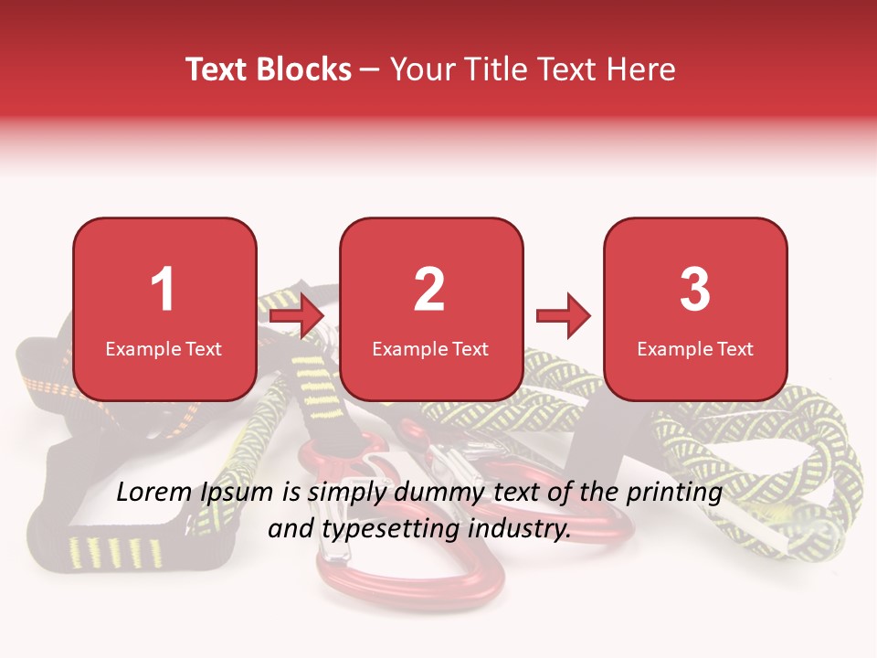 Felsen Absichern Via Ferrata PowerPoint Template