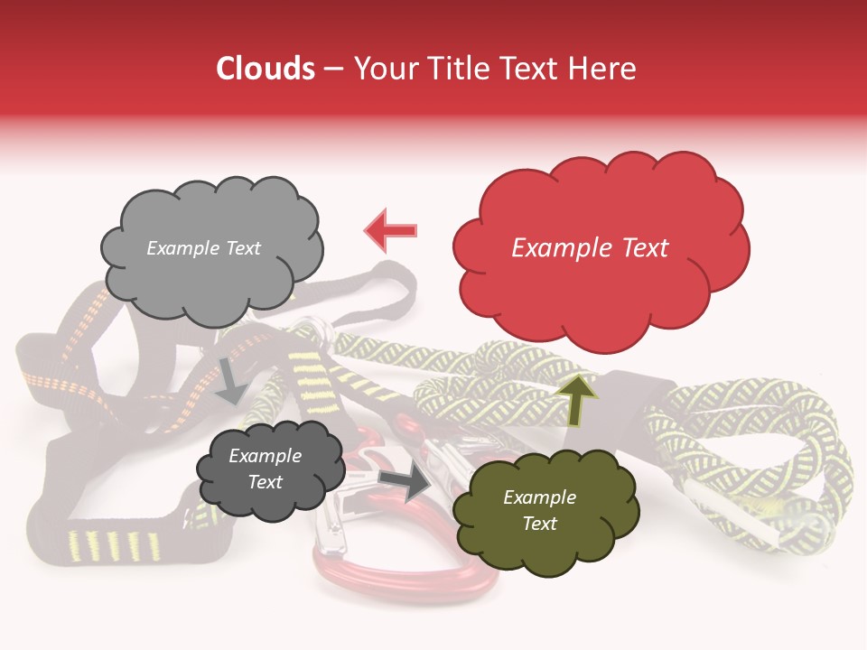 Felsen Absichern Via Ferrata PowerPoint Template