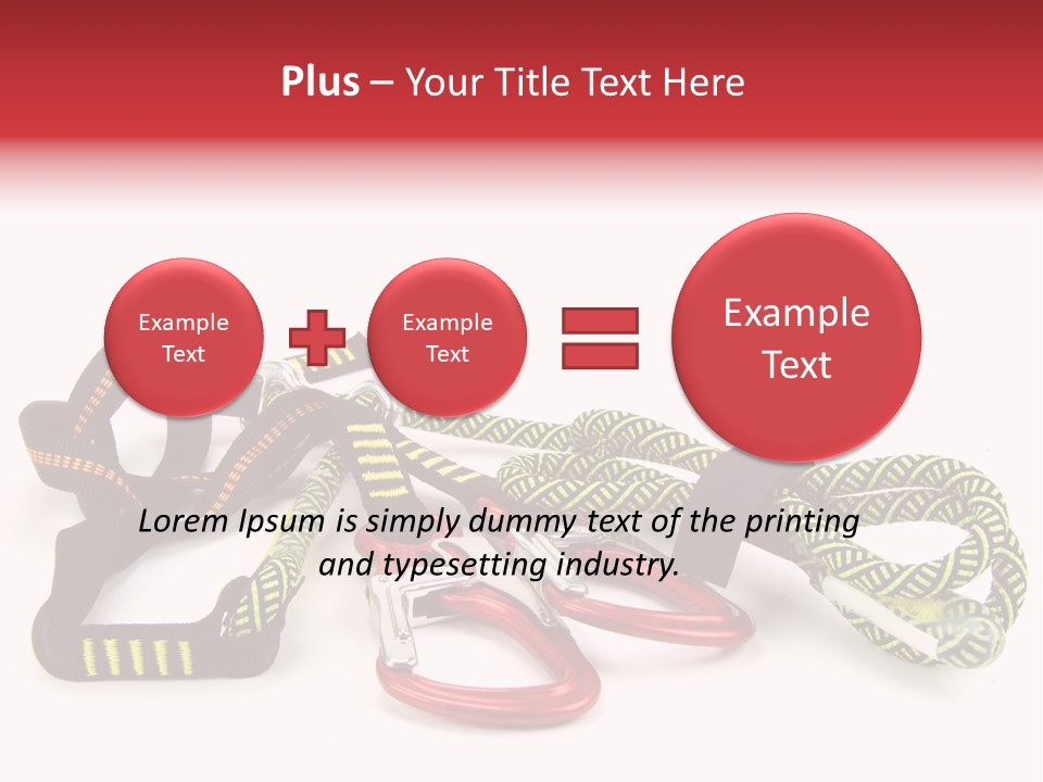 Felsen Absichern Via Ferrata PowerPoint Template