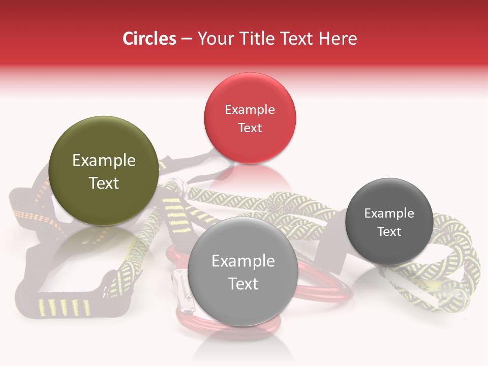 Felsen Absichern Via Ferrata PowerPoint Template