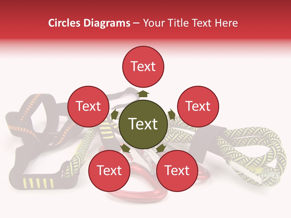 Felsen Absichern Via Ferrata PowerPoint Template