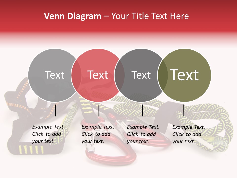 Felsen Absichern Via Ferrata PowerPoint Template
