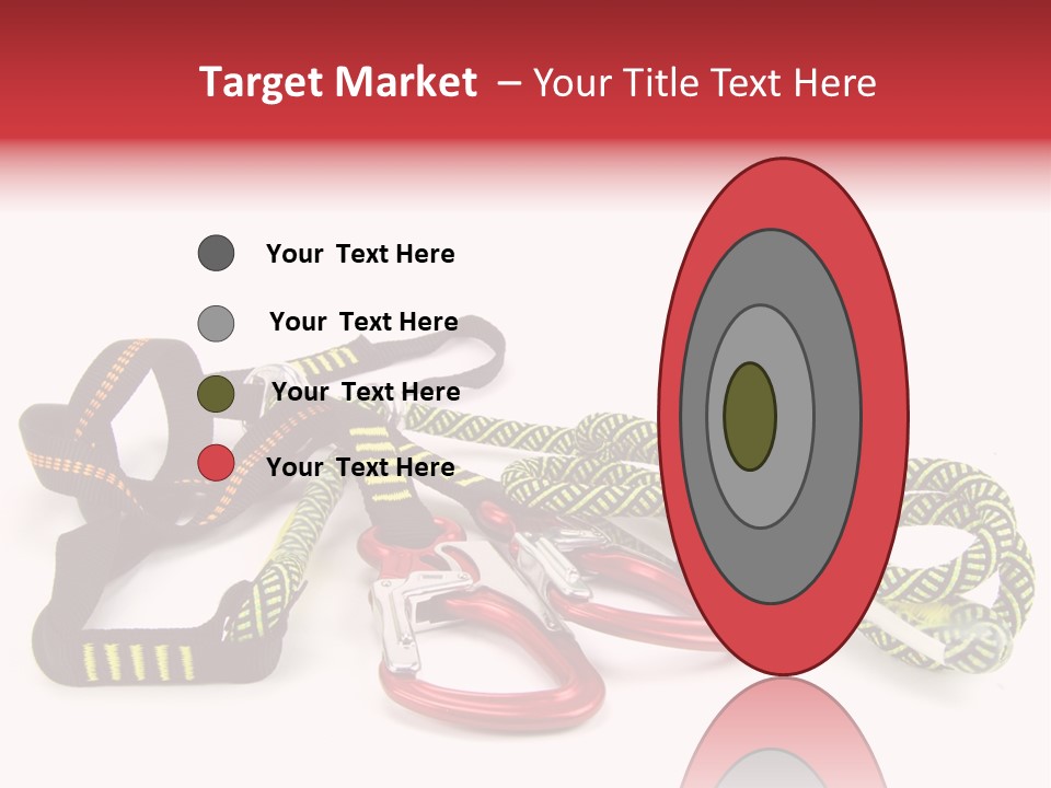 Felsen Absichern Via Ferrata PowerPoint Template