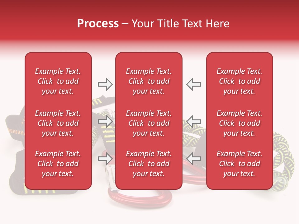 Felsen Absichern Via Ferrata PowerPoint Template
