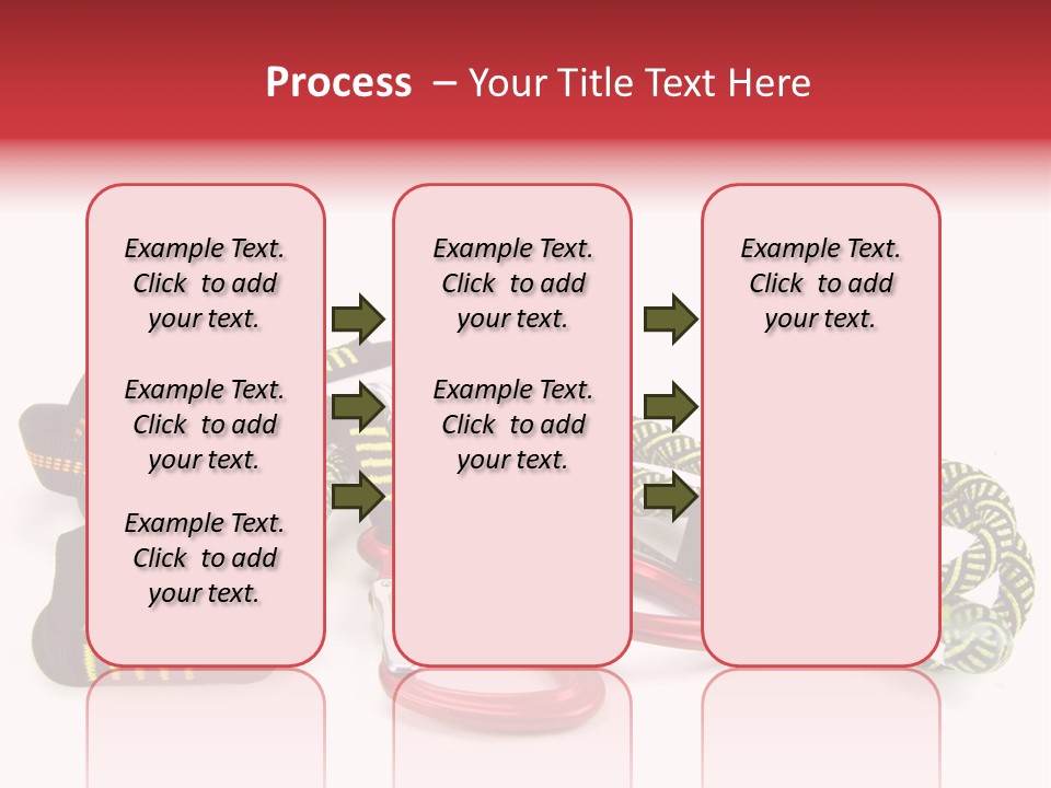 Felsen Absichern Via Ferrata PowerPoint Template
