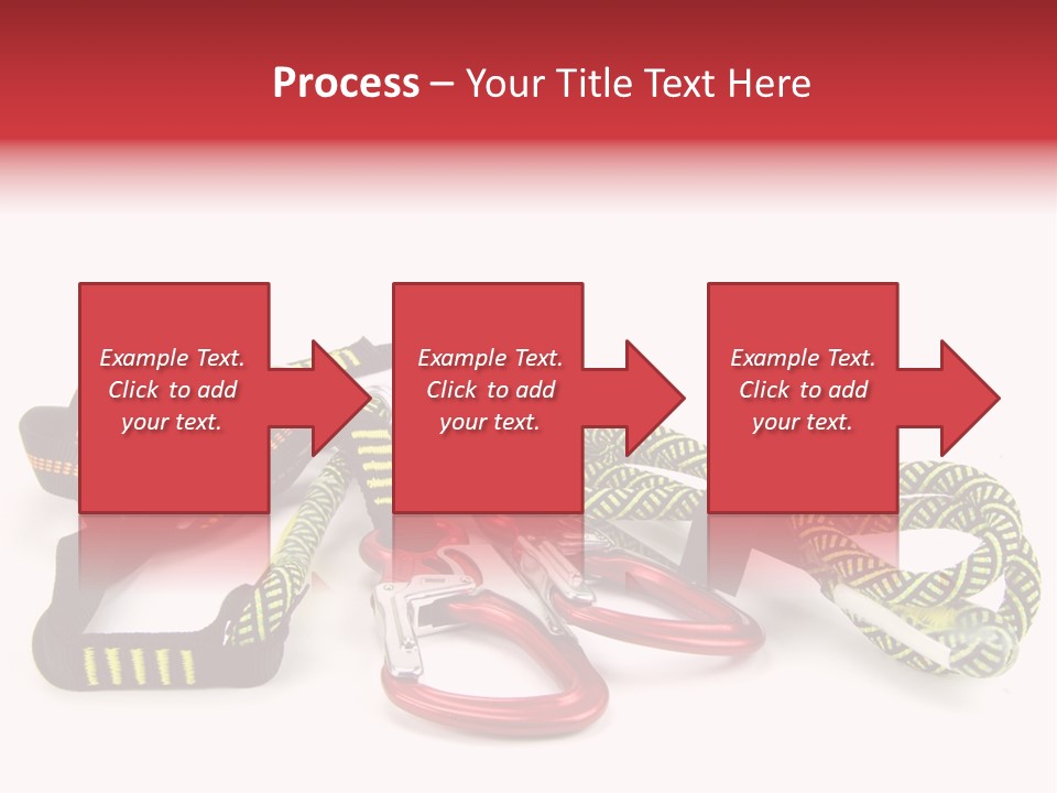 Felsen Absichern Via Ferrata PowerPoint Template