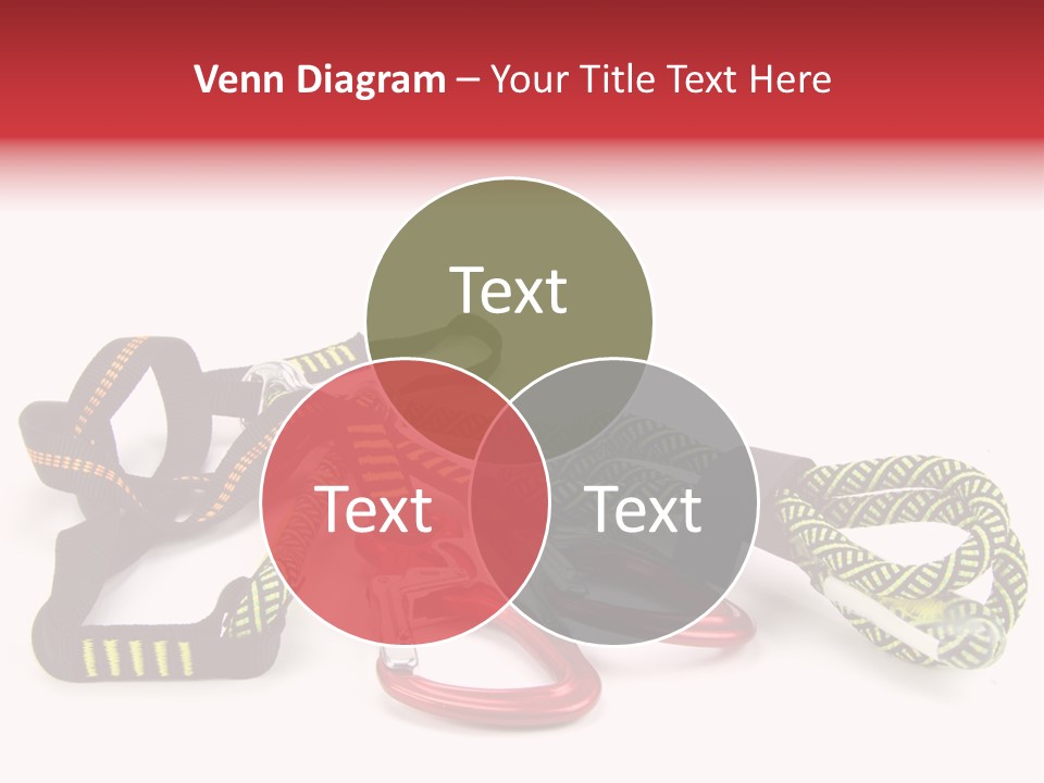 Felsen Absichern Via Ferrata PowerPoint Template