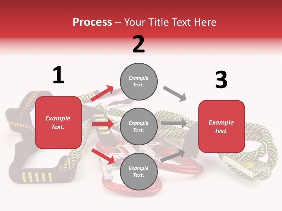 Felsen Absichern Via Ferrata PowerPoint Template