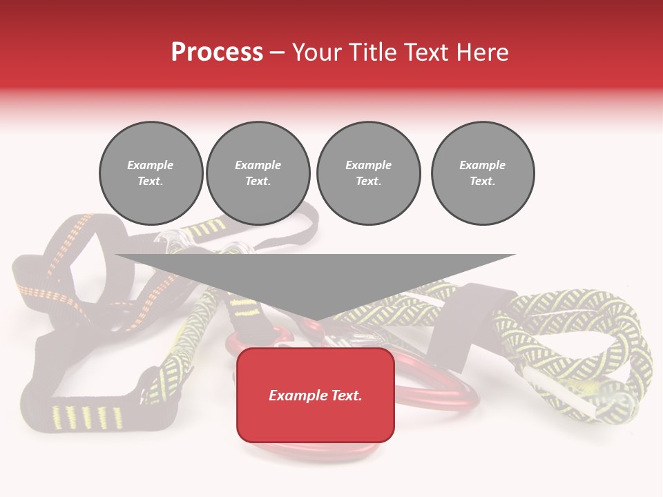 Felsen Absichern Via Ferrata PowerPoint Template